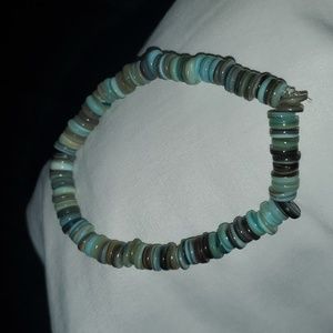 River Shell 🐚 Handmade Stretch Bracelet